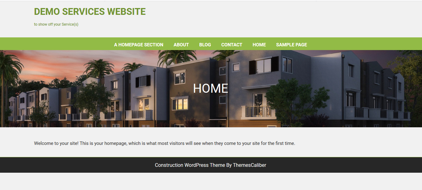 Screenshot of demo.bonnysites.com